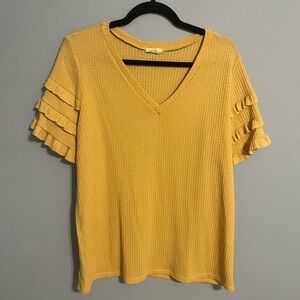 Boutique Yellow Top